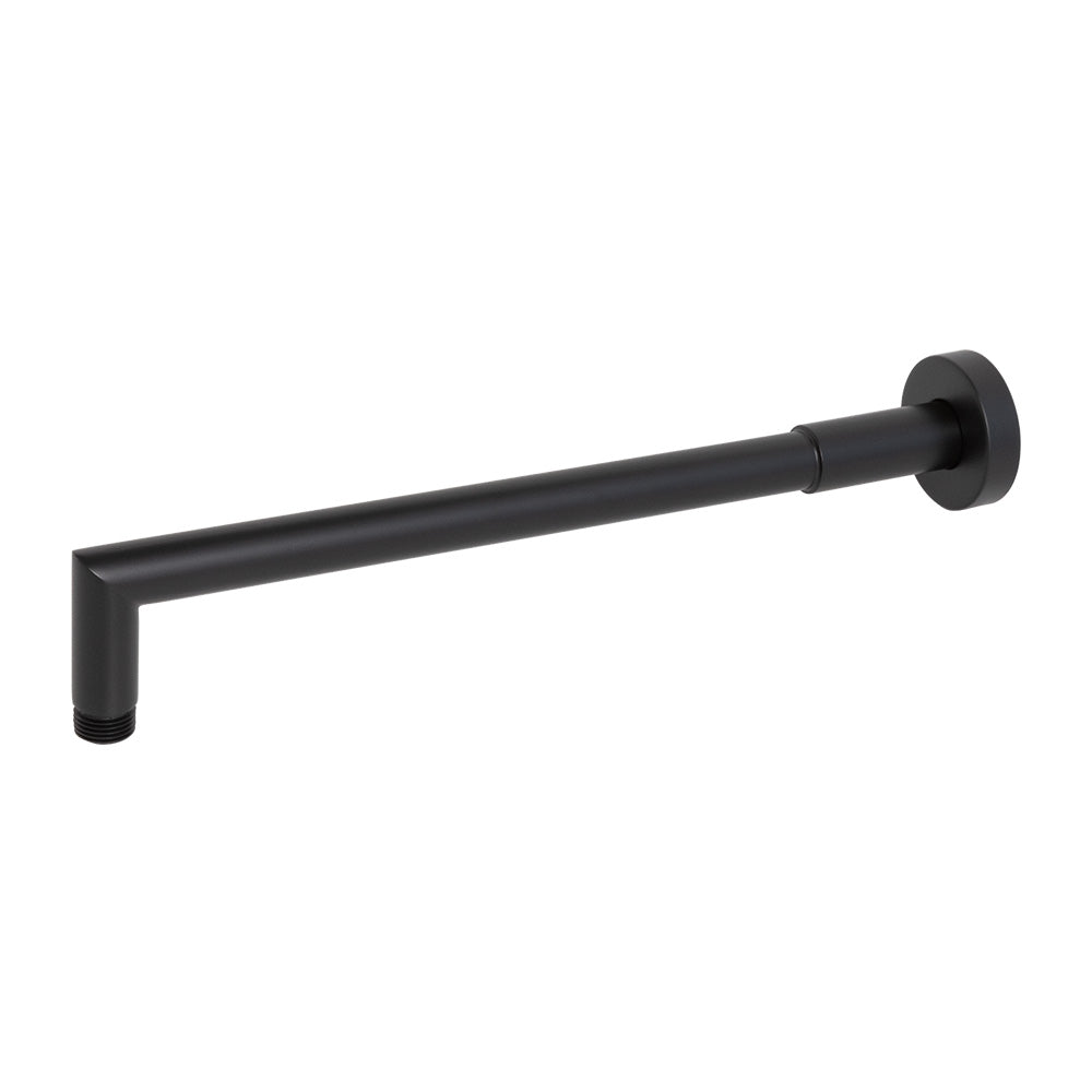 Wall-mount round shower arm with flange - Maison&Co.