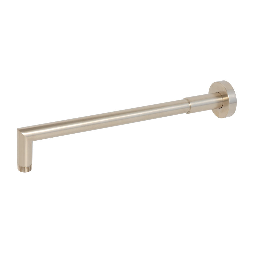 Wall-mount round shower arm with flange - Maison&Co.
