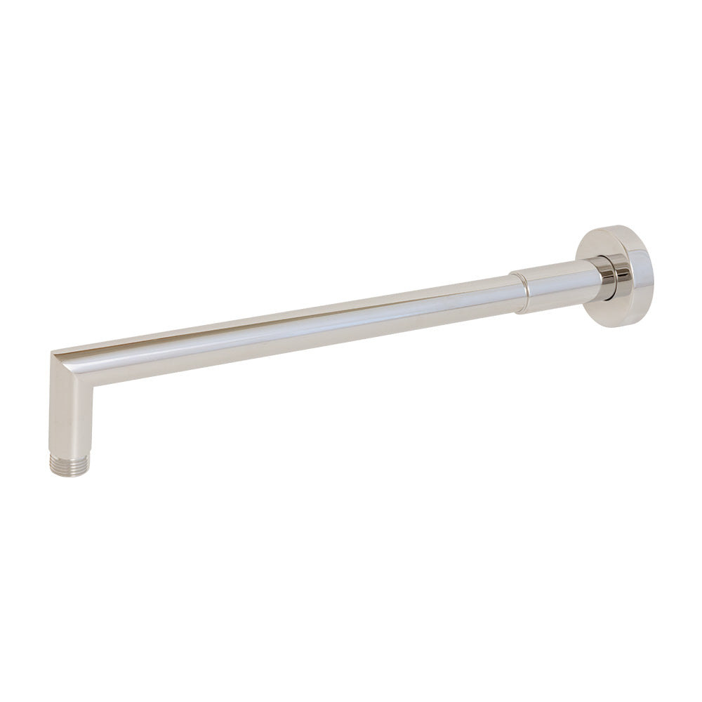 Wall-mount round shower arm with flange - Maison&Co.
