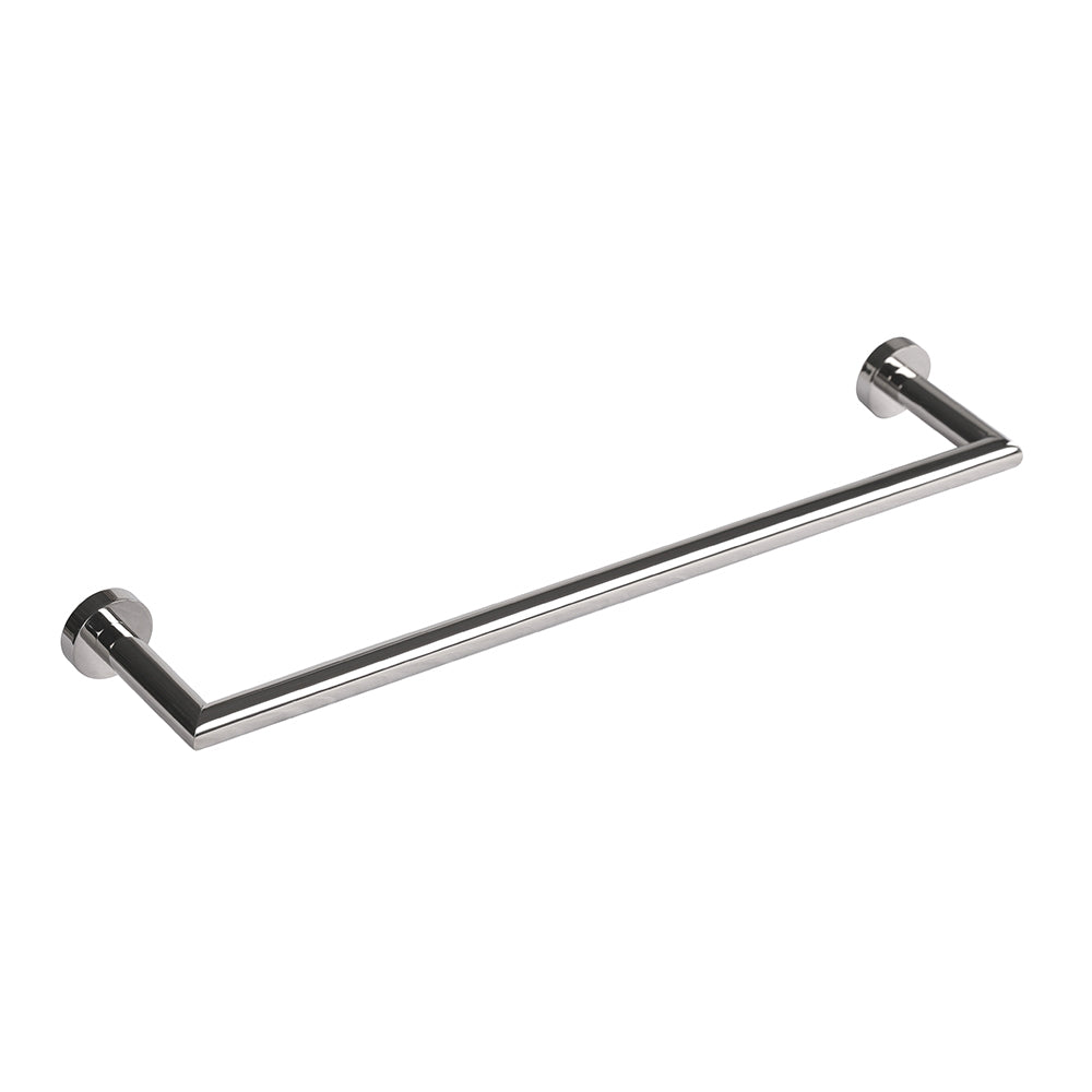 Wall-mount towel bar made of chrome plated brass  W:19 3/4",D: 3 5/8" - Maison&Co.