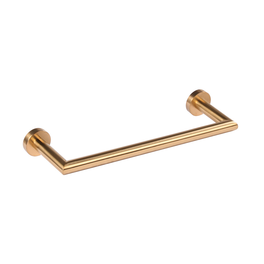 Wall-mount towel bar made of chrome plated brass  W:12",D: 3 5/8" - Maison&Co.