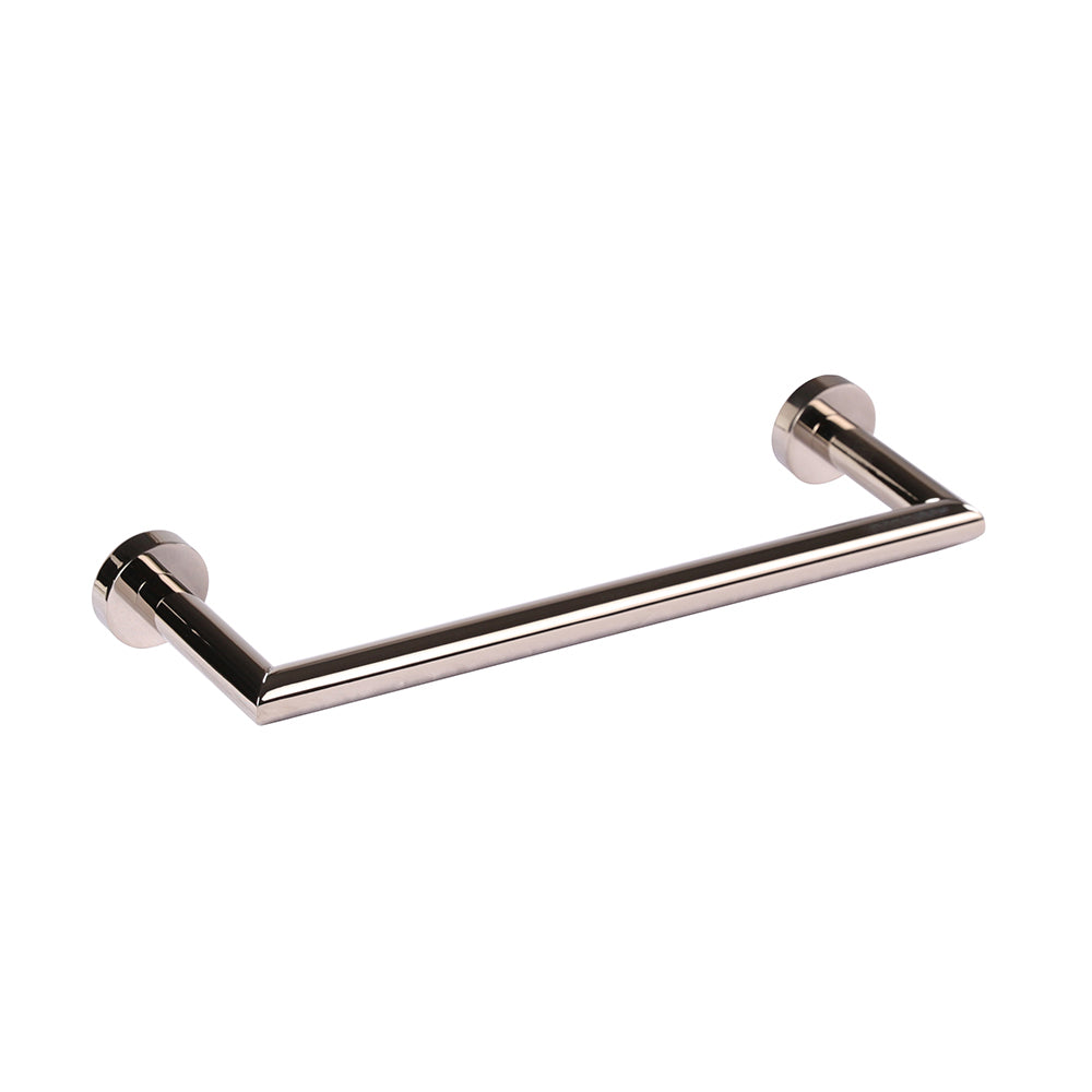 Wall-mount towel bar made of chrome plated brass  W:12",D: 3 5/8" - Maison&Co.