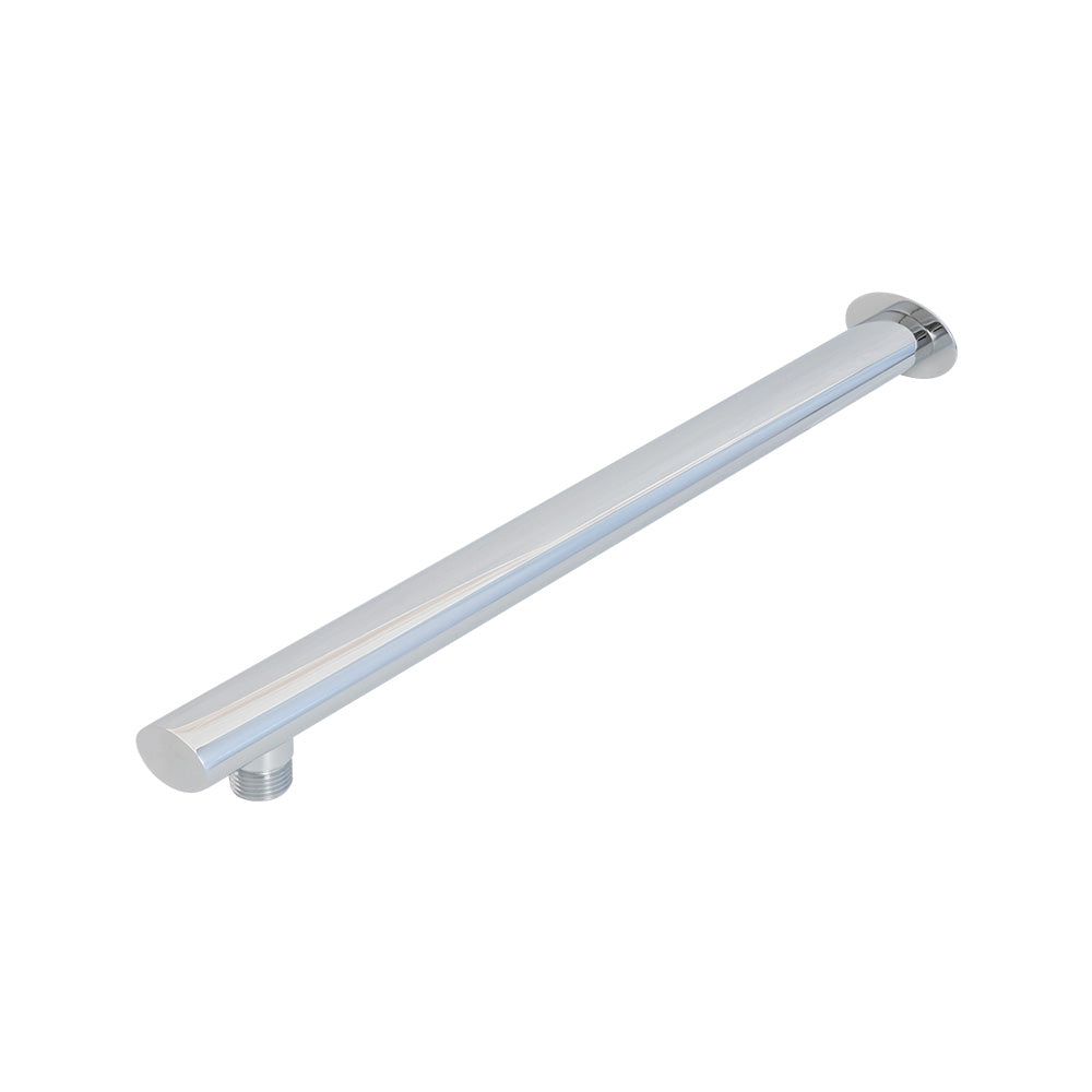 Wall-mount oval shower arm with flange. - Maison&Co.