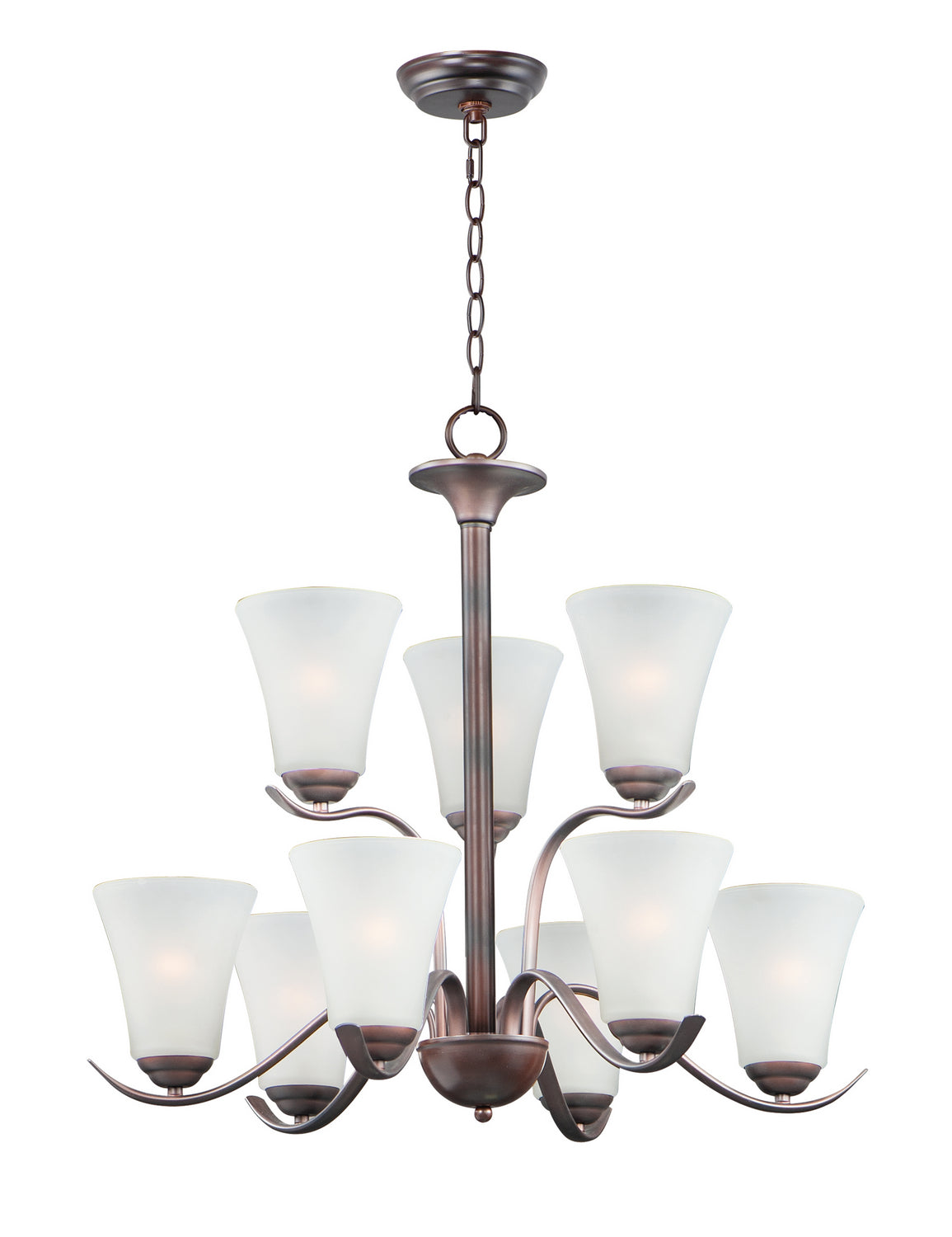 Maxim - 12076FTOI - Nine Light Chandelier - Vital - Oil Rubbed Bronze