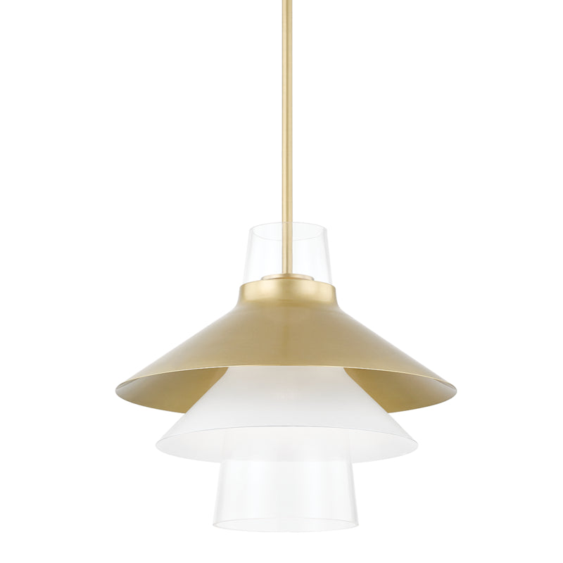Mitzi - H404701L-AGB - One Light Pendant - Jessy - Aged Brass