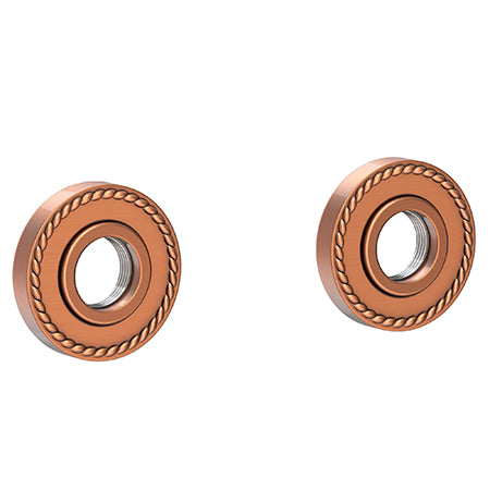 Grab Bar Decorative Rings & Mounting Kit in Multiple Finishes - Maison&Co.