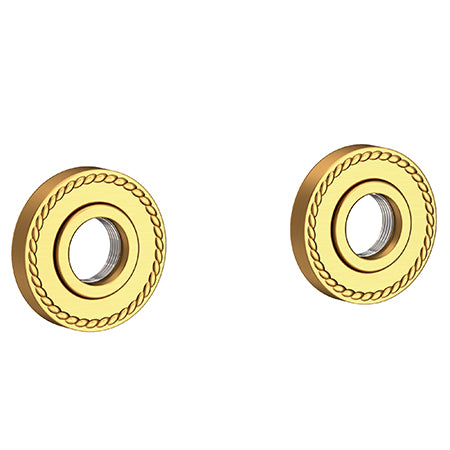 Grab Bar Decorative Rings & Mounting Kit in Multiple Finishes - Maison&Co.