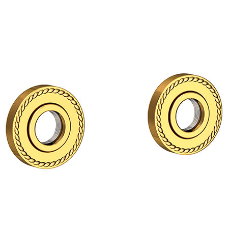 Grab Bar Decorative Rings & Mounting Kit in Multiple Finishes - Maison&Co.