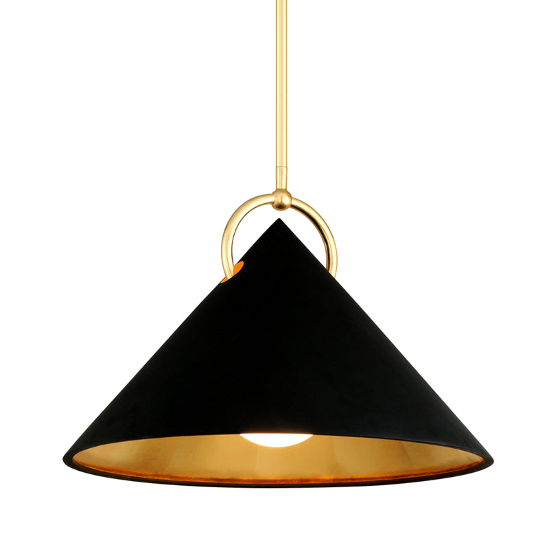 Corbett Lighting - 289-41-GL/SBK - One Light Pendant - Charm - Gold Leaf