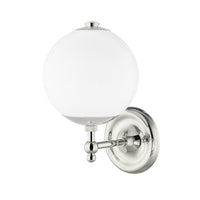 Hudson Valley - MDS702-PN - One Light Wall Sconce - Sphere No.1 - Polished Nickel