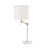 Hudson Valley - MDSL150-AGB - One Light Table Lamp - Essex - Aged Brass