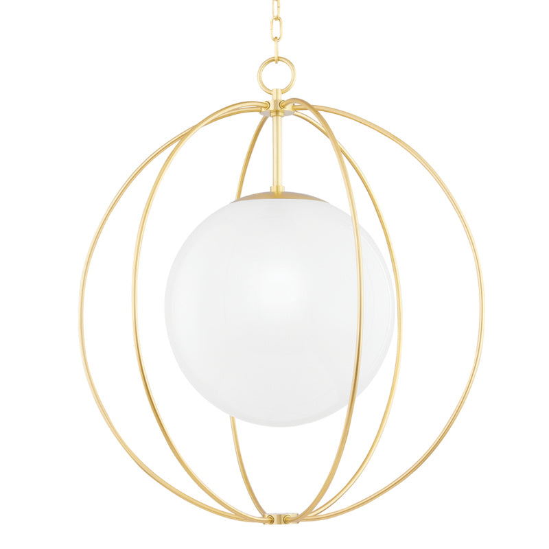 Mitzi - H500701L-AGB - One Light Pendant - Lyla - Aged Brass