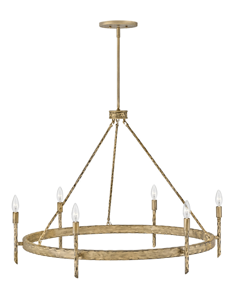 Hinkley - 3678CPG - LED Chandelier - Tress - Champagne Gold