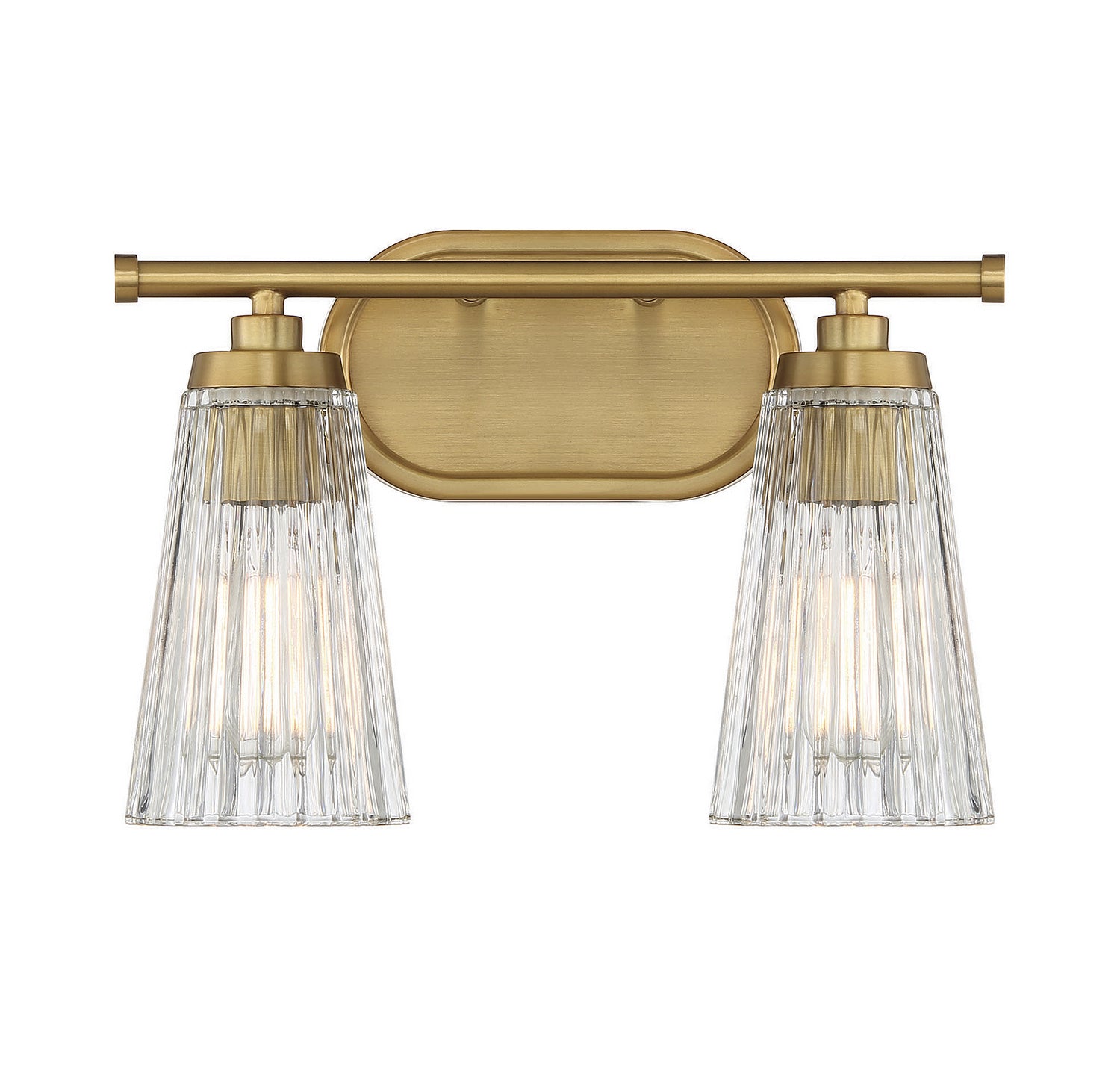 Savoy House - 8-1745-2-322 - Two Light Bathroom Vanity - Chantilly - Warm Brass