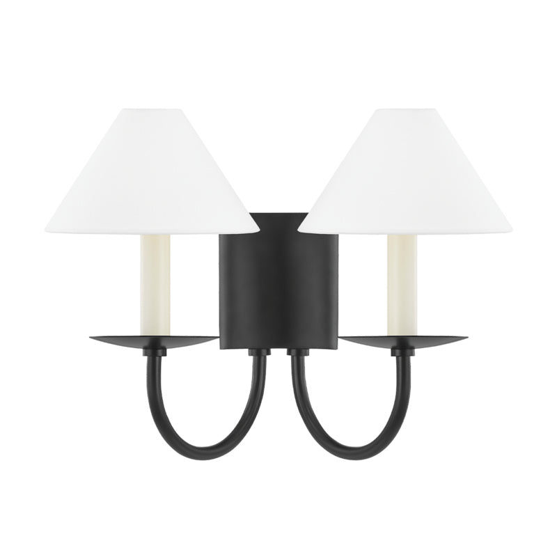 Mitzi - H464102-SBK - Two Light Wall Sconce - Lenore - Soft Black