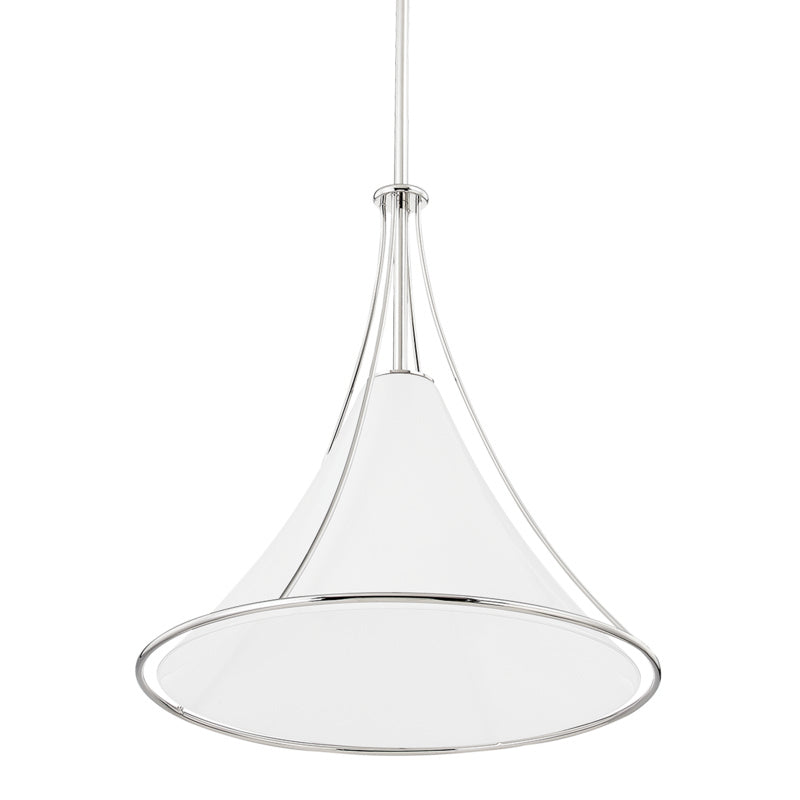 Mitzi - H645701L-PN - One Light Pendant - Madelyn - Polished Nickel