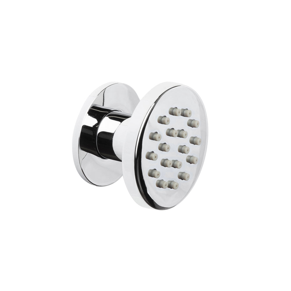 Wall-mount round body spray, one jet. DIAM: 2-3/8" - Maison&Co.