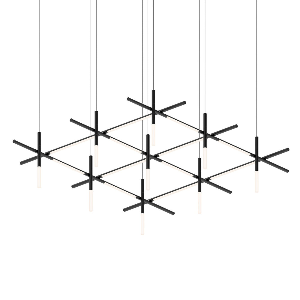 Sonneman - 2105.25 - LED Pendant - Labyrinth - Satin Black