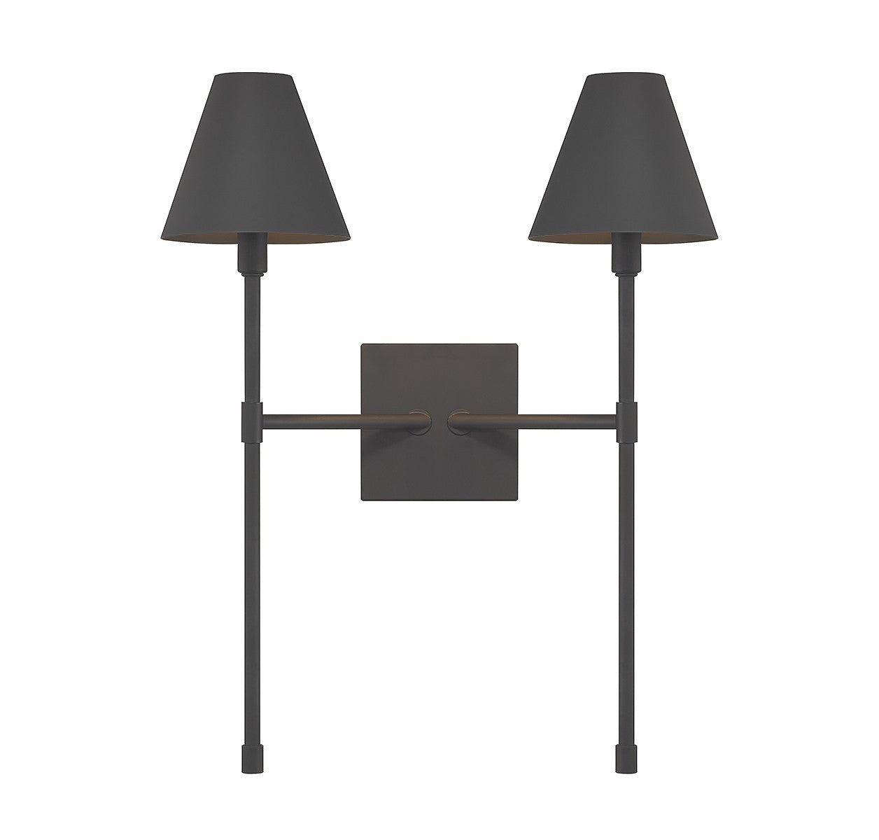 Savoy House - 9-5202-2-89 - Two Light Wall Sconce - Jefferson - Matte Black