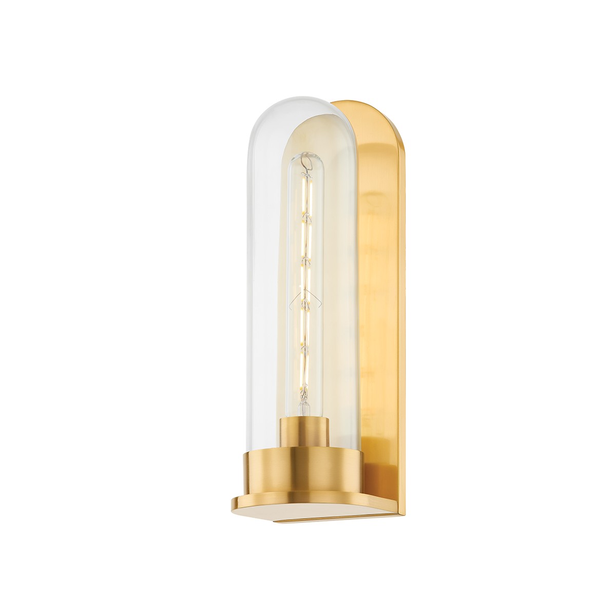 Hudson Valley - 7800-AGB - One Light Wall Sconce - Irwin - Aged Brass
