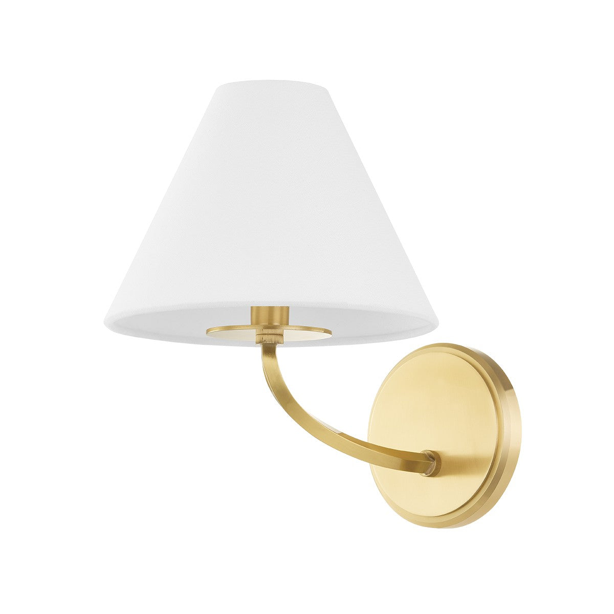 Hudson Valley - BKO900-AGB - One Light Wall Sconce - Stacey - Aged Brass