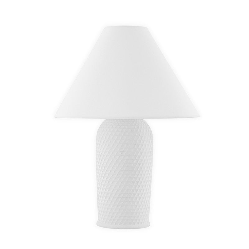 Mitzi - HL767201-AGB/CTW - One Light Table Lamp - Susie - Aged Brass