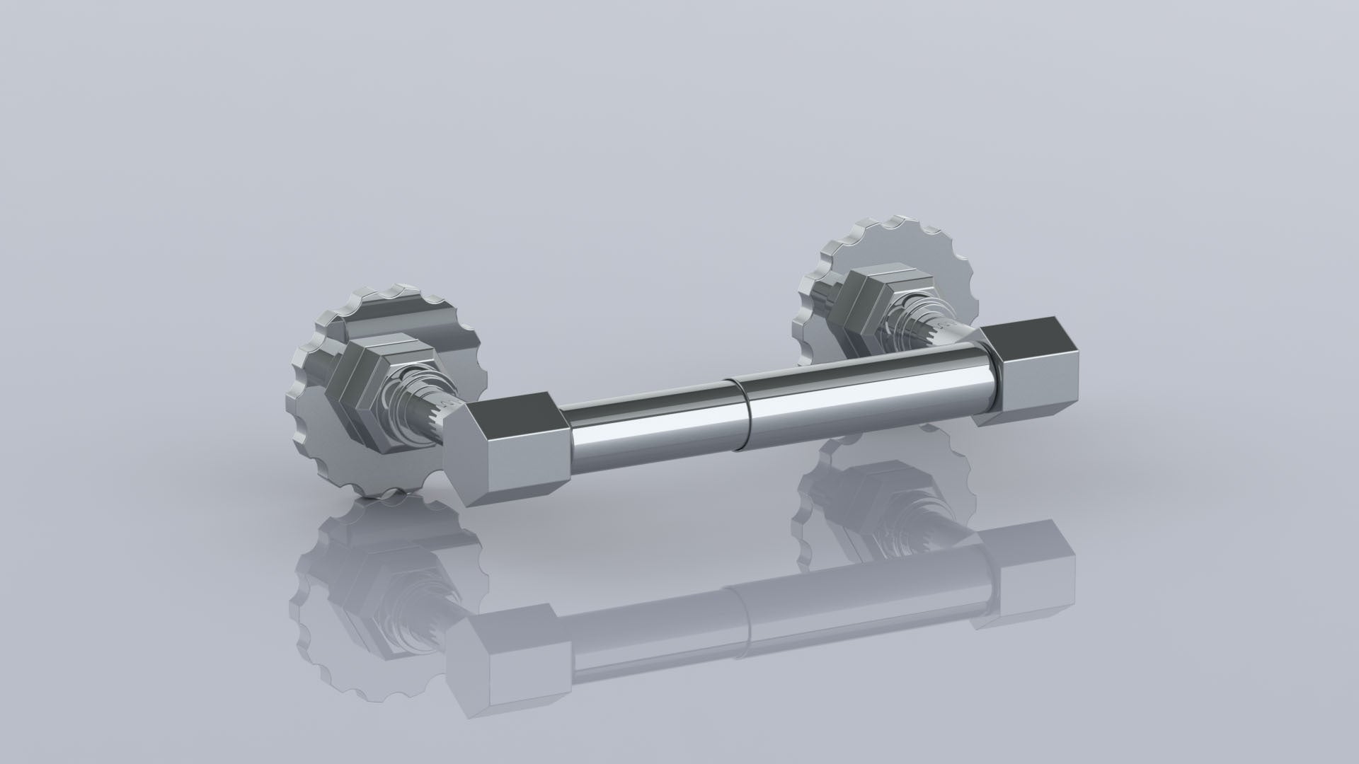 Wall Mounted Double Post Paper Holder - Maison&Co.