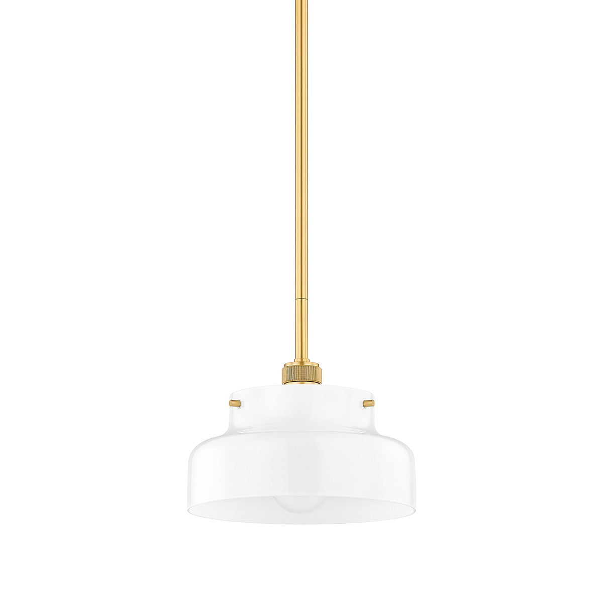Mitzi - H790701S-AGB - One Light Pendant - Luella - Aged Brass
