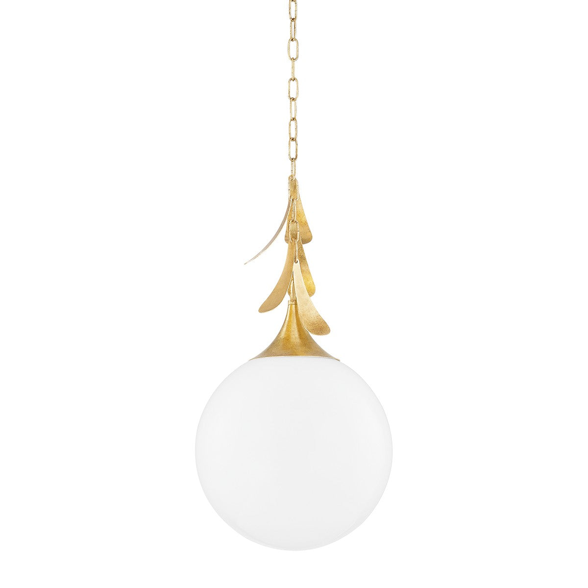 Mitzi - H812701L-VGL - One Light Pendant - Victoria - Vintage Gold Leaf