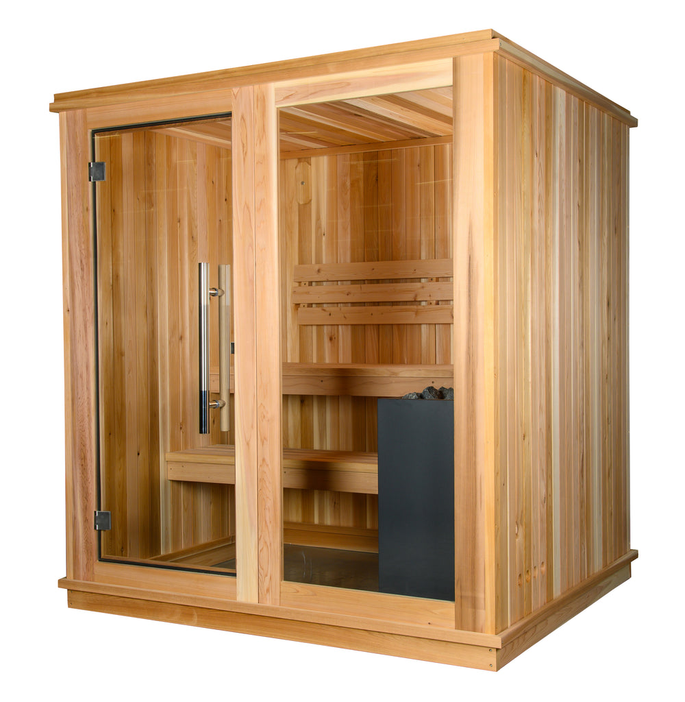 Indoor Sauna (2-4 People) + Accessory Kit & (1) 51" LED Mood Light Bar - Maison&Co.