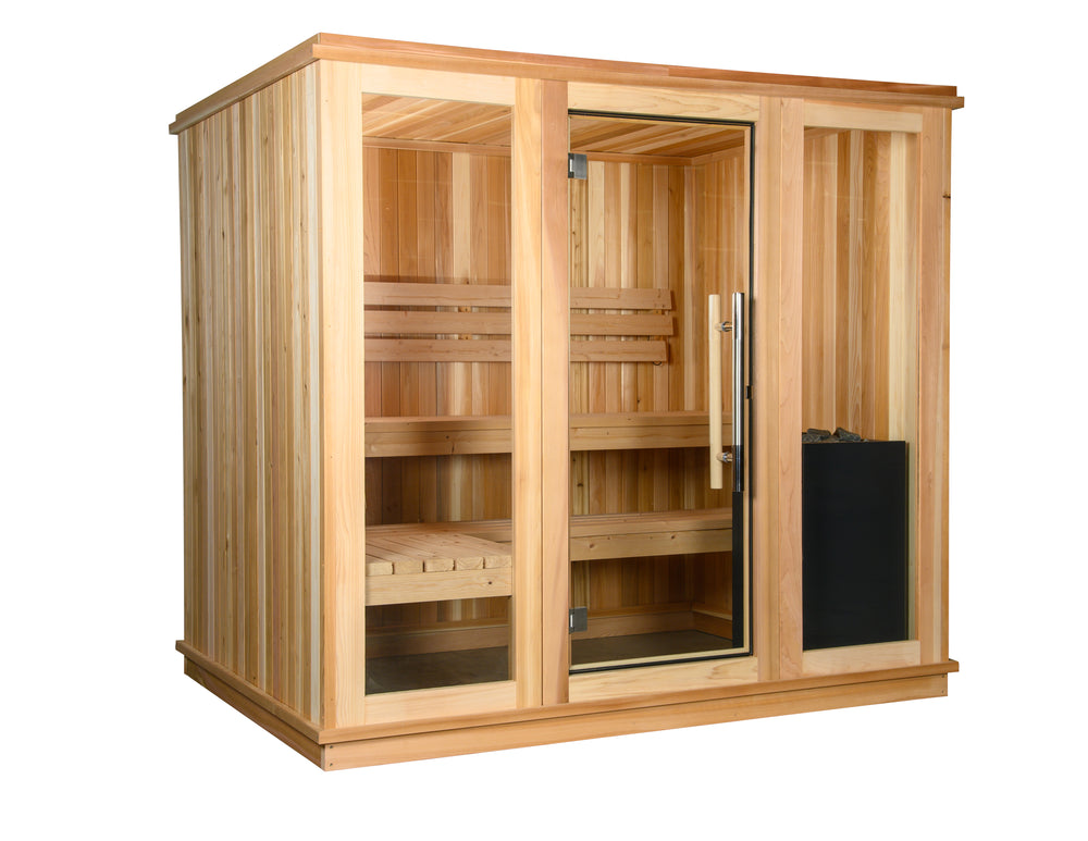 Indoor Sauna (4-6 People) + Accessory Kit & (1) 51" LED Mood Light Bar - Maison&Co.