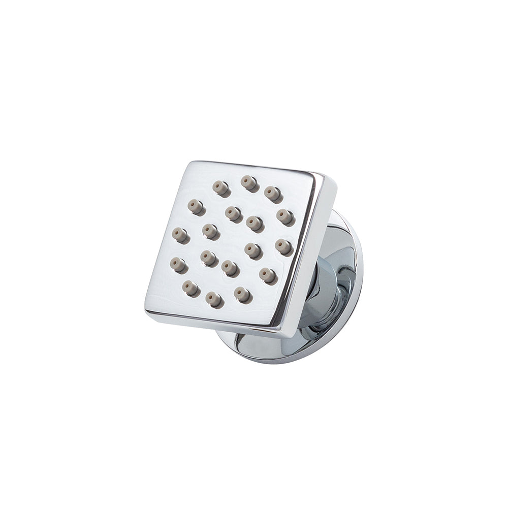 Wall-mount square body spray, one jet. W: 1-7/8" - Maison&Co.
