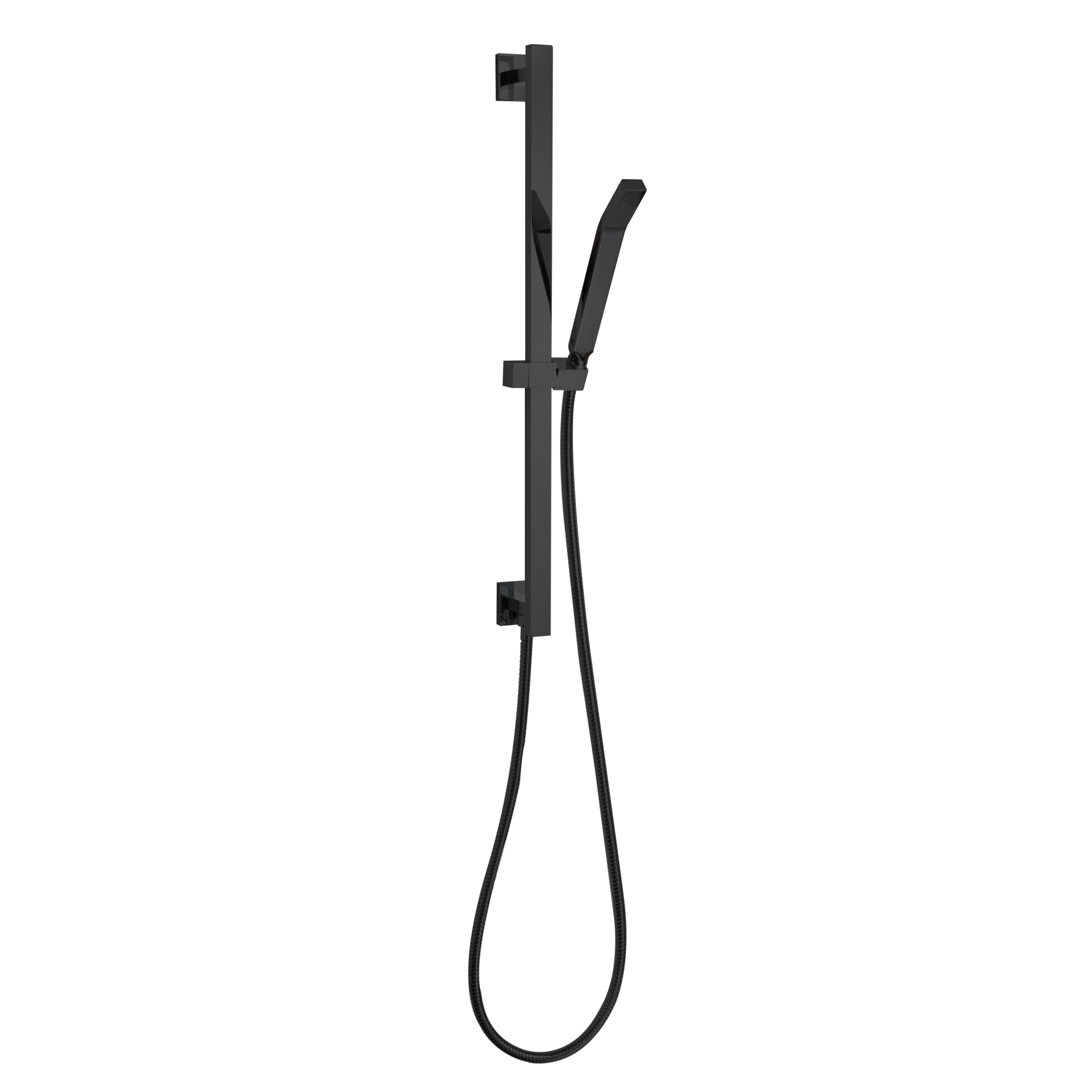 Hand Shower Kit (Square) - Handshower + Shower Rail + Hose - Maison&Co.