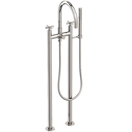 Exposed Tub & Hand Shower Set W/Risers in Multiple Finishes - Maison&Co.