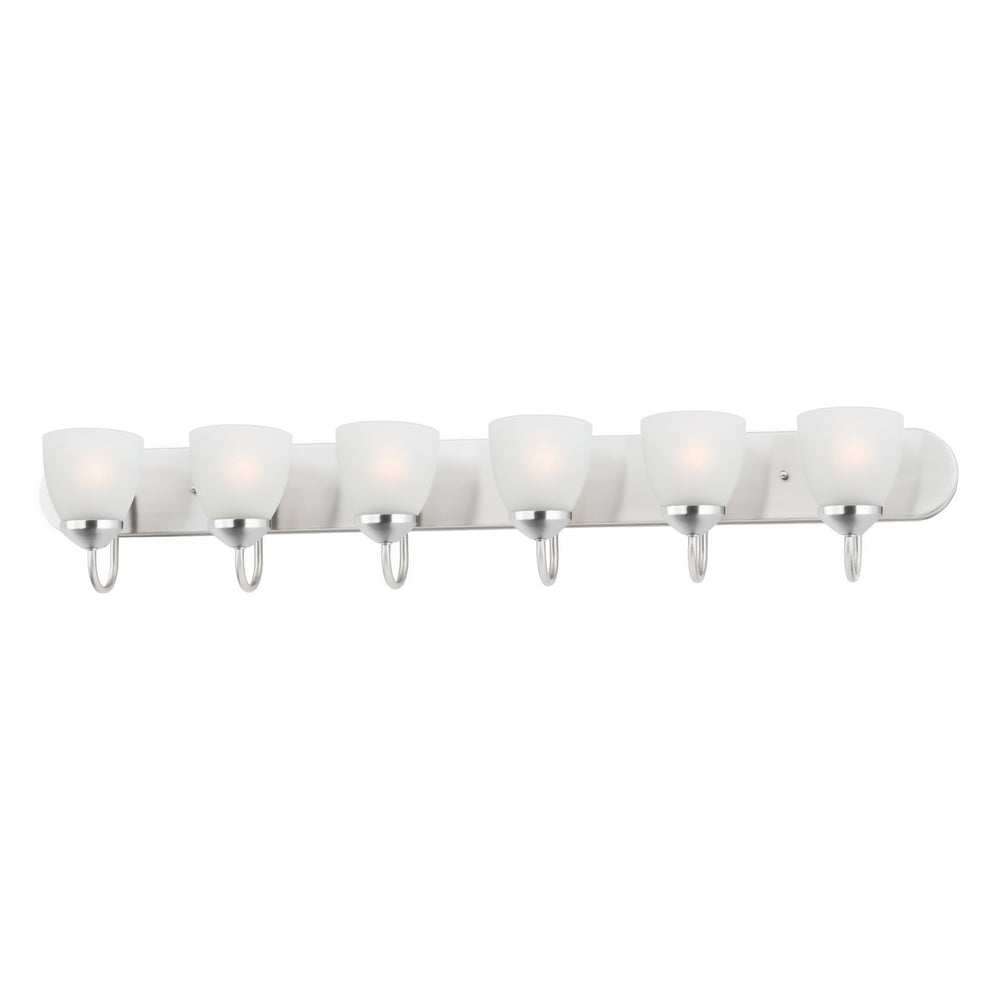 Maxim - 11386FTPC - Six Light Bath Vanity - Axis - Polished Chrome
