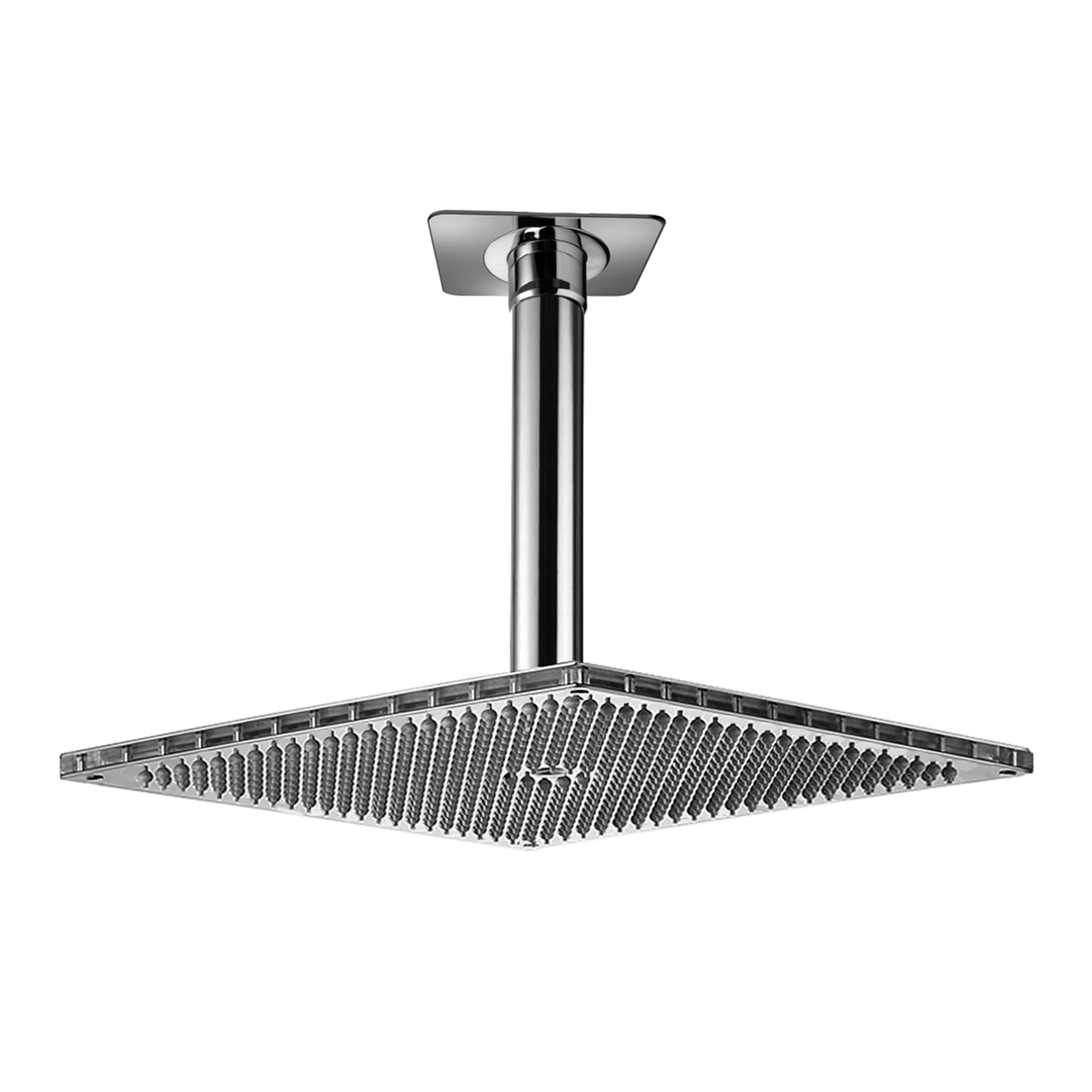16" x 16" QUADRATO Rain Canopy in Polished Chrome (PCH) Finish - Maison&Co.