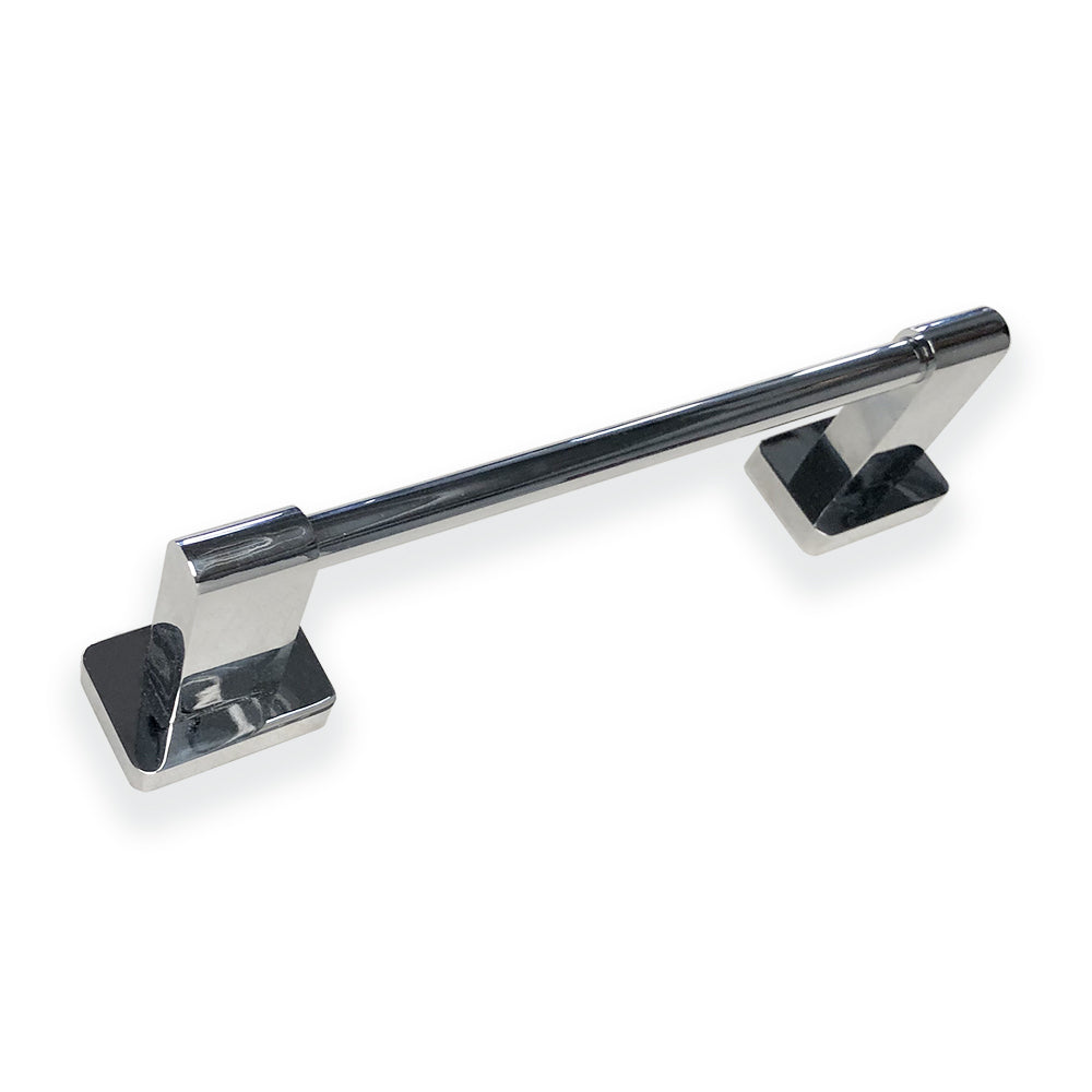 Wall mount towel bar made of chrome plated brass 10" - Maison&Co.