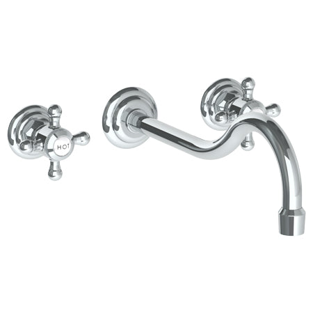 Wall Mounted 3 Hole Lavatory Set With 10 5/8" Ctc Spout - Maison&Co.