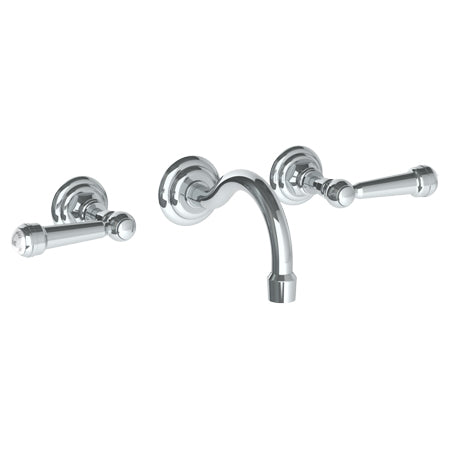 Wall Mounted 3 Hole Lavatory Set With 6 1/2" Ctc Spout - Maison&Co.