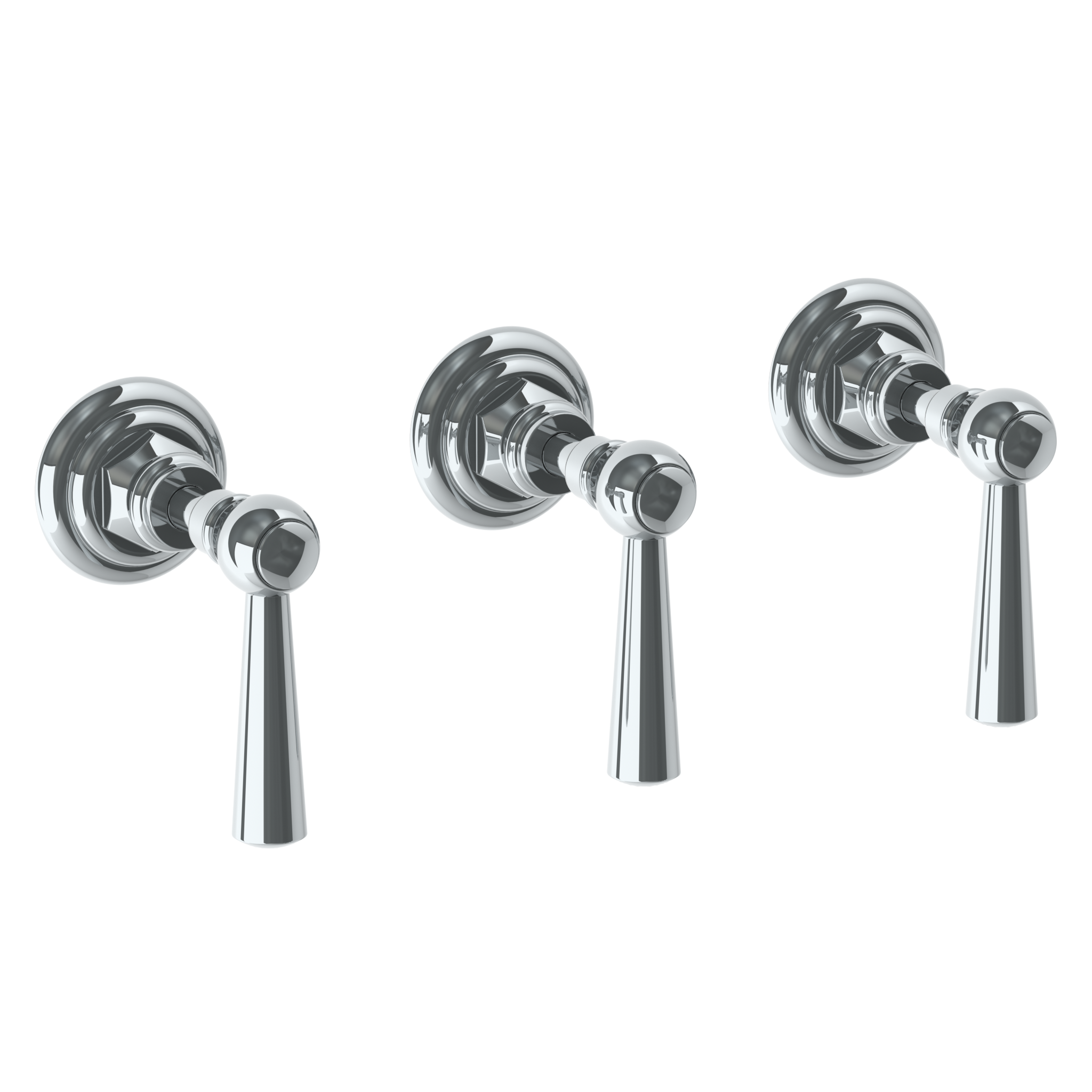 Wall Mounted 3-Valve Shower Trim - Maison&Co.