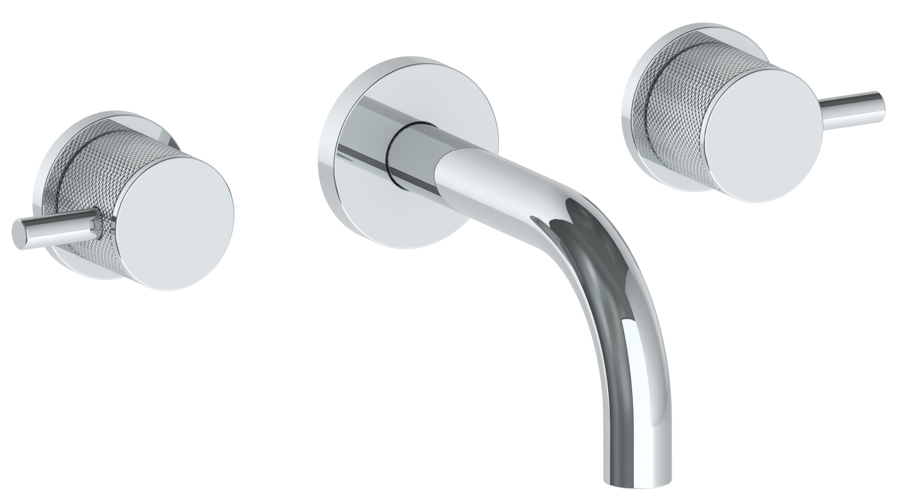 Wall Mounted 3 Hole Lavatory Set With 6" Spout - Maison&Co.