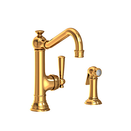 Single Handle Kitchen Faucet With Side Spray in Multiple Finishes - Maison&Co.