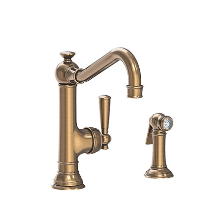 Single Handle Kitchen Faucet With Side Spray in Multiple Finishes - Maison&Co.