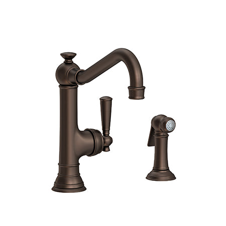 Single Handle Kitchen Faucet With Side Spray in Multiple Finishes - Maison&Co.