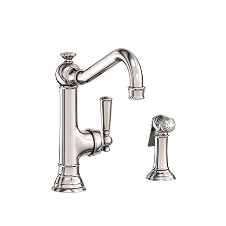 Single Handle Kitchen Faucet With Side Spray in Multiple Finishes - Maison&Co.