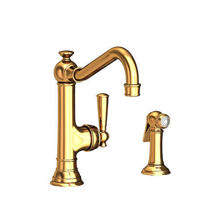 Single Handle Kitchen Faucet With Side Spray in Multiple Finishes - Maison&Co.