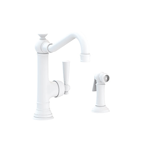 Single Handle Kitchen Faucet With Side Spray in Multiple Finishes - Maison&Co.
