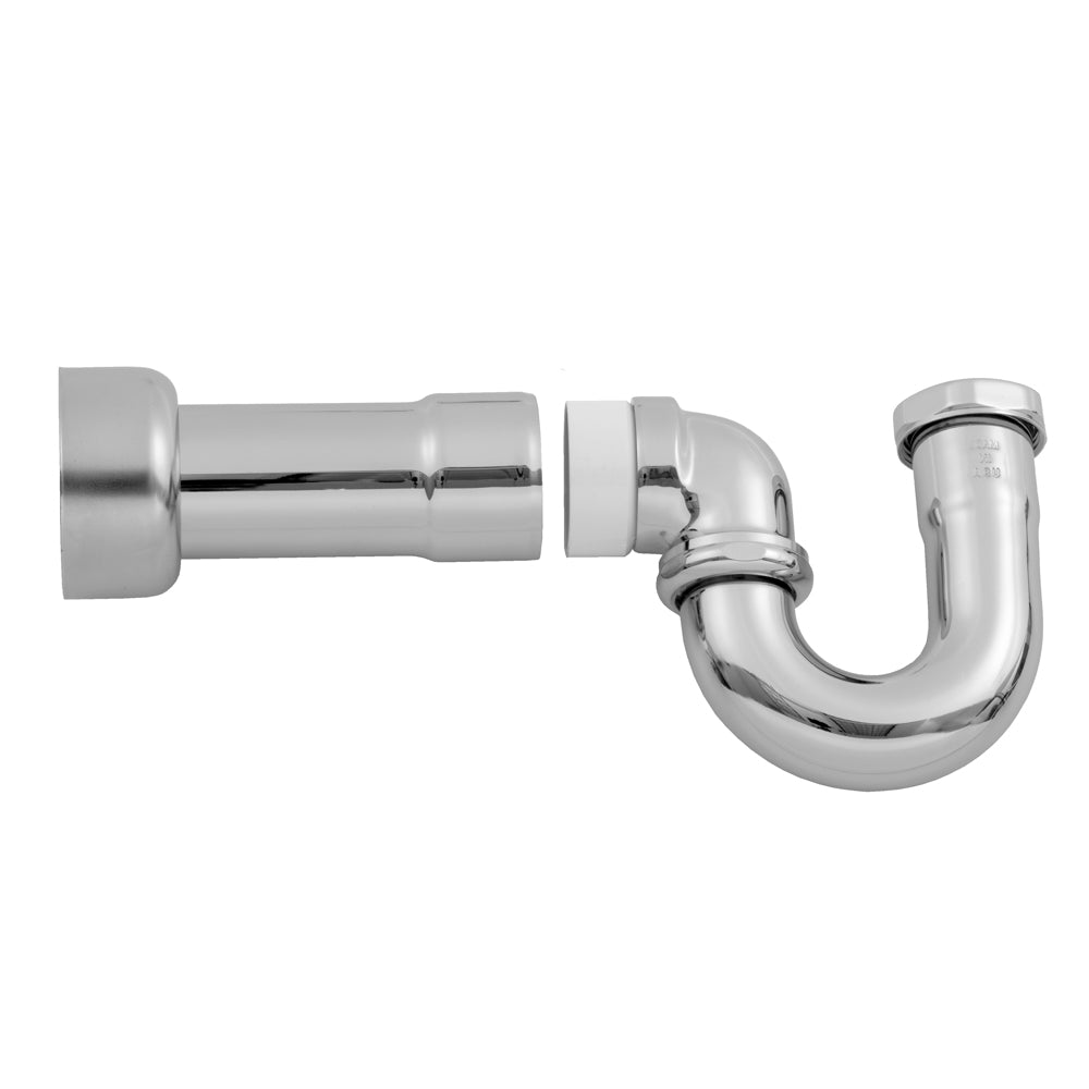 New England & Massachusetts Style Mass Code Approved 17 Gauge P Trap in Multiple Finishes - Maison&Co.