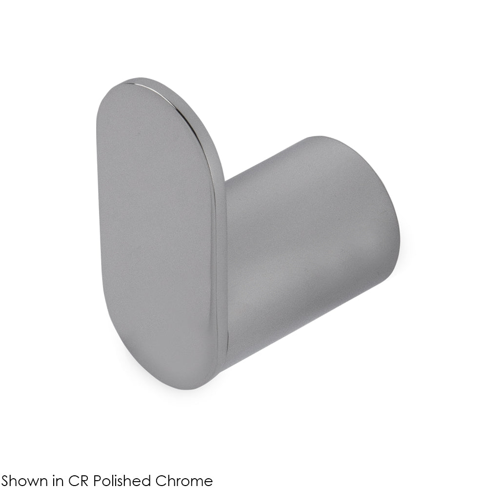 Wall-mount robe hook made of chrome plated brass. - Maison&Co.