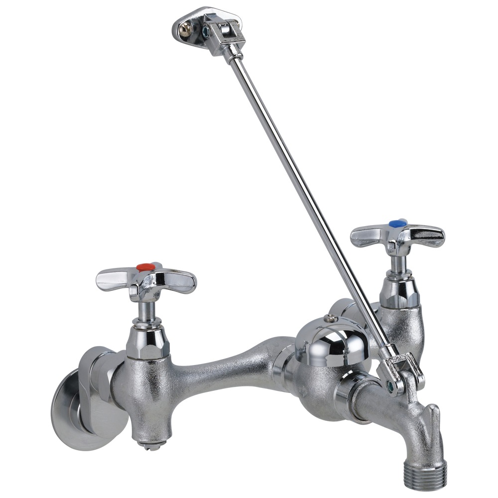 Commercial 28C / T9: Two Handle 8" Wall Mount Service Sink Faucet